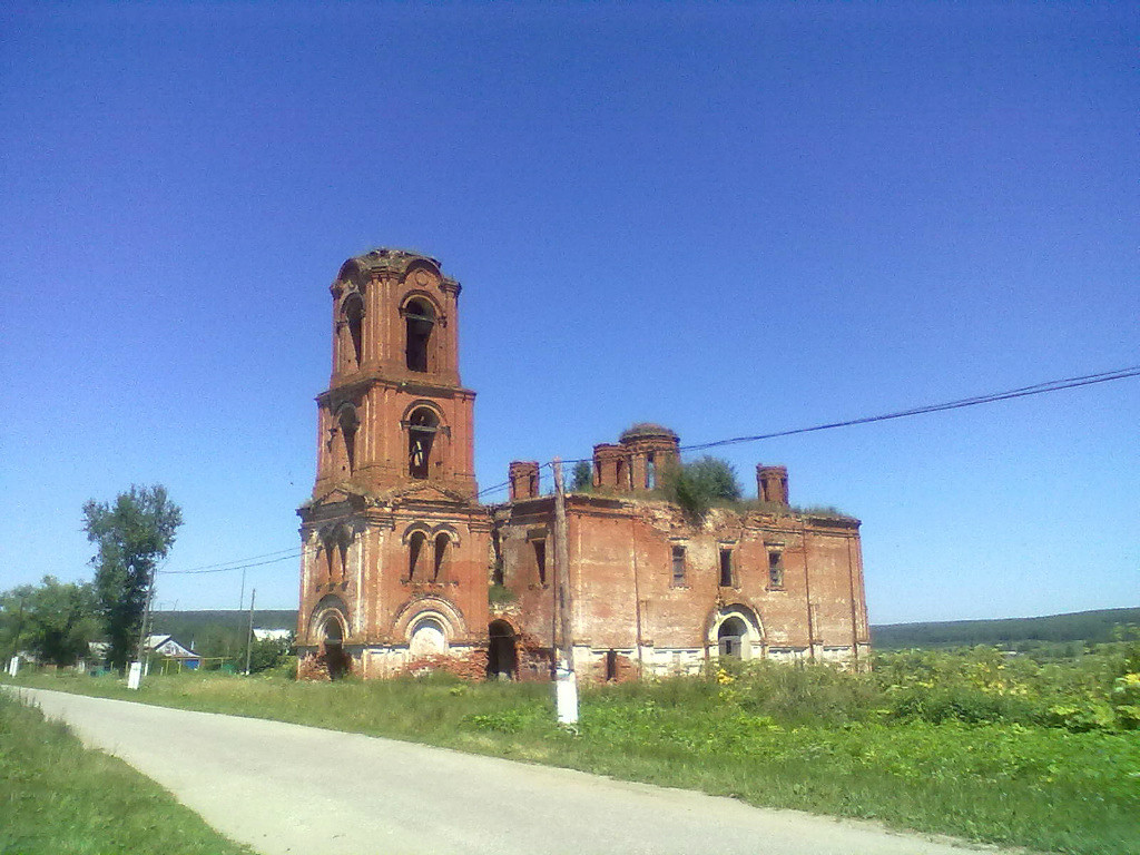 Свято-Никольский храм в селе Верхний Шкафт Городищенского района Пензенской области